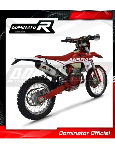 Silencieux slip-on Dominator MX2 pour Gas Gas EC 350 F (2021-2022)