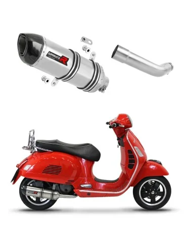 Silencieux slip-on Dominator HP1 pour Piaggio Vespa GTS 125 (2007-2012)