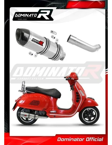 Silencieux slip-on Dominator HP1 pour Piaggio Vespa GTS 125 (2007-2012)