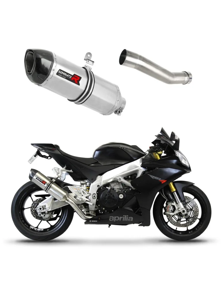 Silencieux slip-on Dominator HP1 pour Aprilia RSV 4 R APRC Factory (2011-2015)