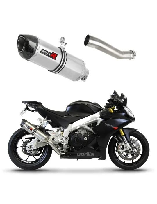 Silencieux slip-on Dominator HP1 pour Aprilia RSV 4 R APRC Factory (2011-2015)