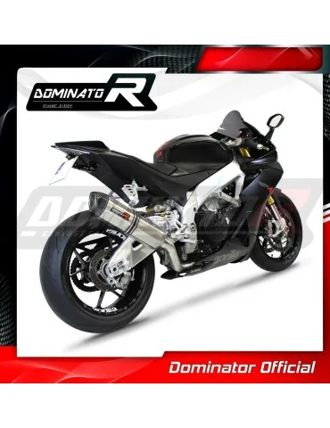 Silencieux slip-on Dominator HP1 pour Aprilia RSV 4 R APRC Factory (2011-2015)