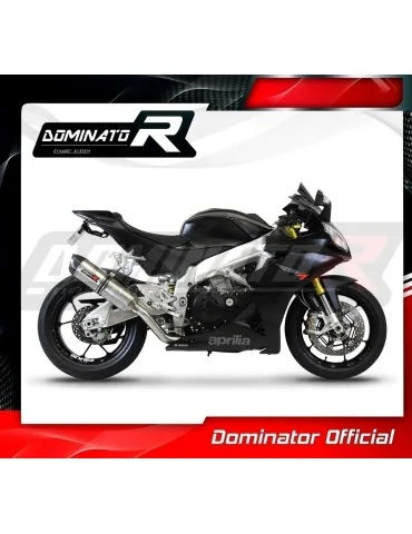 Silencieux slip-on Dominator HP1 pour Aprilia RSV 4 R APRC Factory (2011-2015)