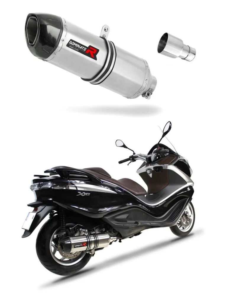 Silencieux slip-on Dominator HP1 pour Piaggio X10 125 (2012-2016)