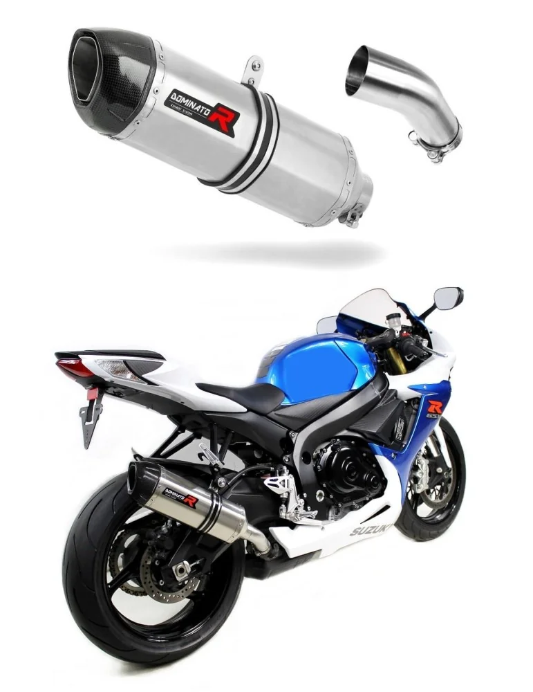 Silencieux slip-on Dominator HP1 pour Suzuki GSXR 750 L1 L7 (2011-2017)