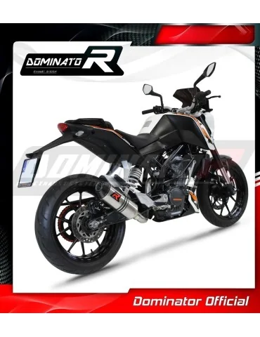Silencieux slip-on Dominator HP3 pour KTM 125 Duke (2012-2016)