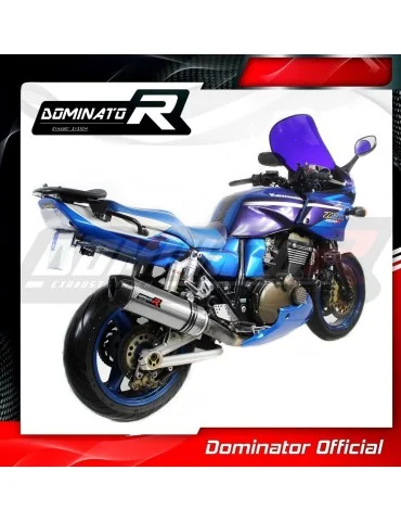 Silencieux bolt-on Dominator HP1 pour Kawasaki ZRX 1200 S (2001-2007)