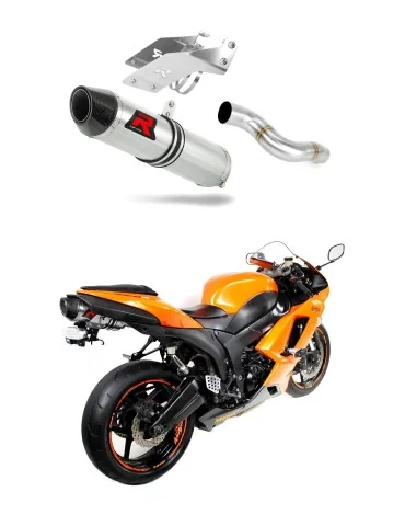 Silencieux slip-on Dominator HP2 pour Kawasaki ZX6R 636 (2007-2008)