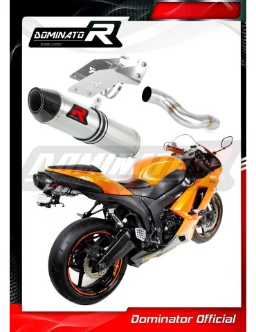 Silencieux slip-on Dominator HP2 pour Kawasaki ZX6R 636 (2007-2008)
