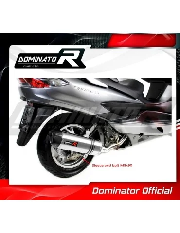 Silencieux slip-on Dominator HP1 pour Suzuki Burgman 400 (2007-2016)