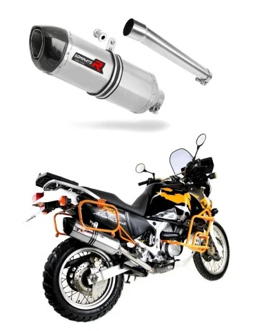 Silencieux slip-on Dominator HP1 pour Honda XRV 750 Africa Twin RD07A (1996-2003)