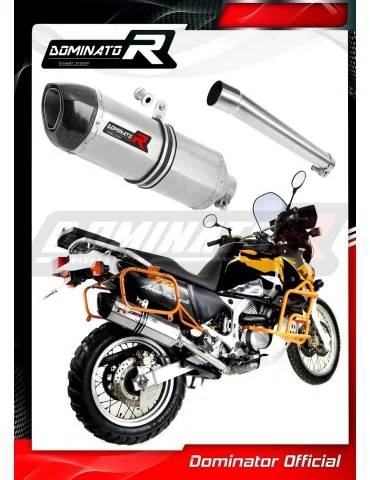 Silencieux slip-on Dominator HP1 pour Honda XRV 750 Africa Twin RD07A (1996-2003)