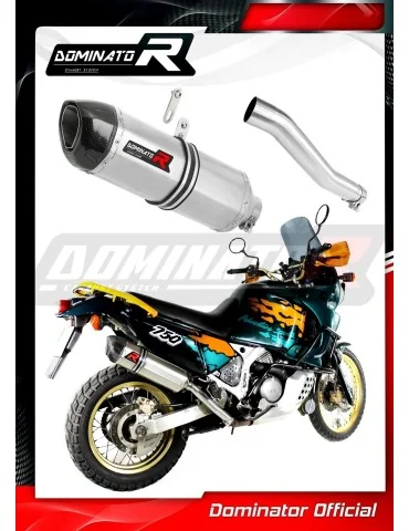 Silencieux slip-on Dominator HP1 pour Honda XRV 750 Africa Twin RD07 (1993-1995)