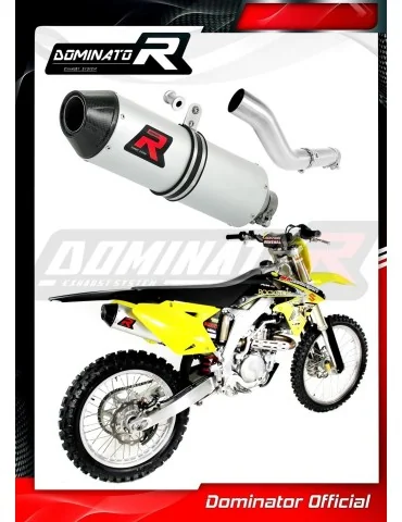 Silencieux slip-on Dominator MX2 pour Suzuki RMZ 450 (2013-2018)