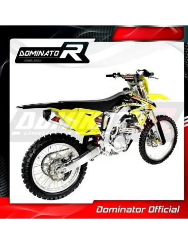 Silencieux slip-on Dominator MX2 pour Suzuki RMZ 450 (2013-2018)