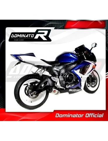 Silencieux slip-on Dominator HP3 pour Suzuki GSXR 750 K6 K7 (2006-2007)