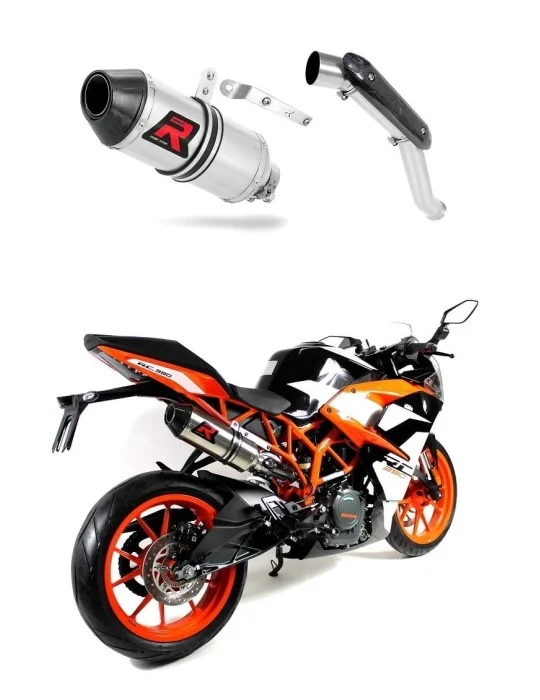 Silencieux slip-on Dominator HP3 pour KTM RC 390 HI Level (2017-2020)