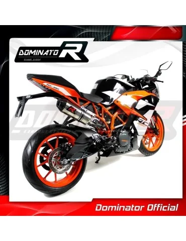Silencieux slip-on Dominator HP3 pour KTM RC 390 HI Level (2017-2020)