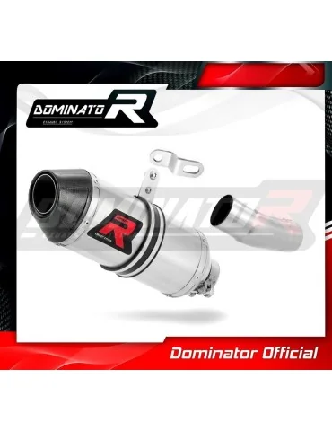 Silencieux slip-on Dominator HP3 pour Kawasaki ZX6R 636 Low Level (2009-2024)