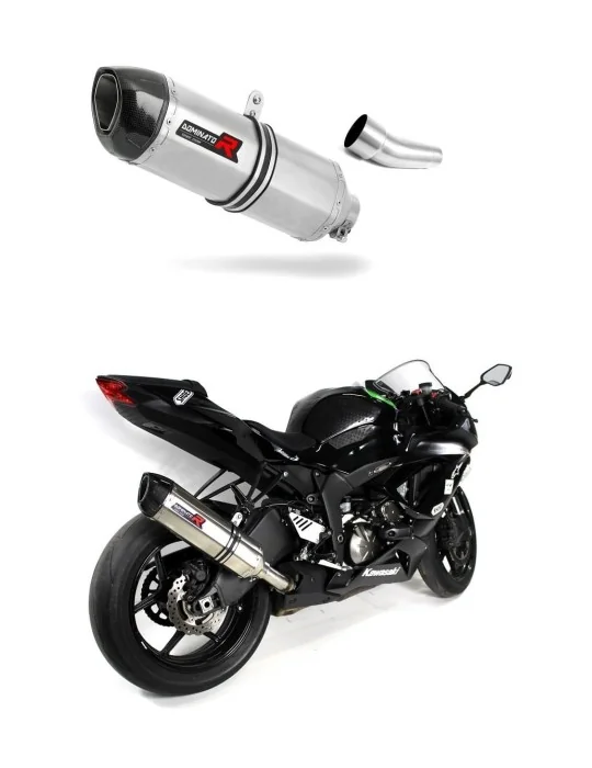 Silencieux slip-on Dominator HP1 pour Kawasaki ZX6R 636 (2009-2024)