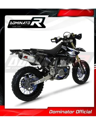 Silencieux slip-on Dominator MX2 pour Suzuki DRZ 400 SM S (2000-2019)