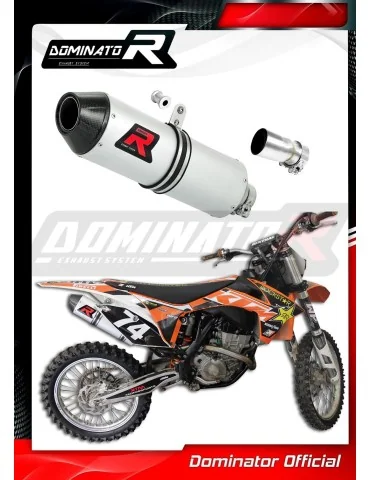 Silencieux slip-on Dominator MX2 pour KTM SX F 250 SXF 250 (2011-2012)