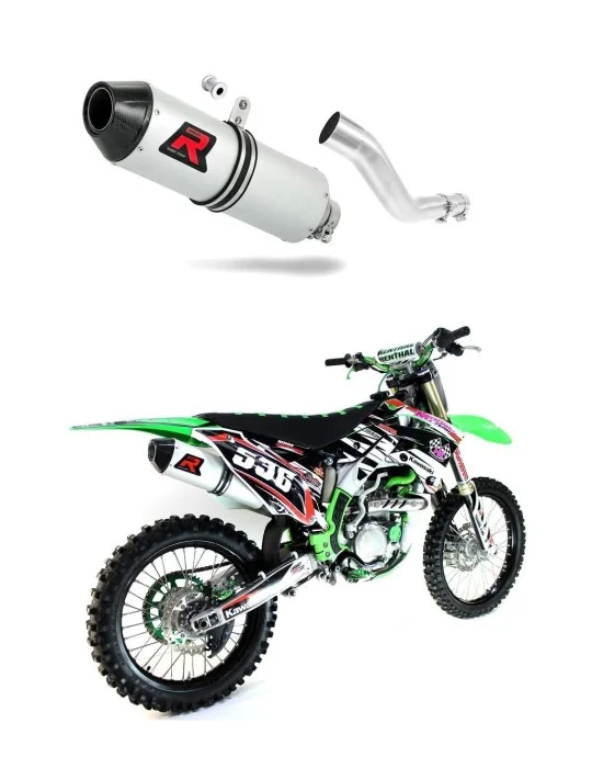 Silencieux slip-on Dominator MX2 pour Kawasaki KXF 450 (2012-2018)