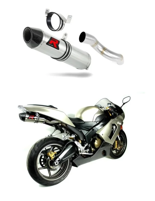 Silencieux slip-on Dominator HP2 pour Kawasaki ZX6R 636 (2005-2006)