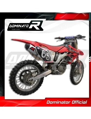 Silencieux slip-on Dominator MX2 pour Honda CRF 250 R (2004-2005)
