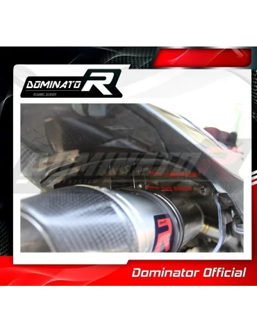 Silencieux slip-on Dominator HP2 pour Honda CBR 600RR (2003-2004)