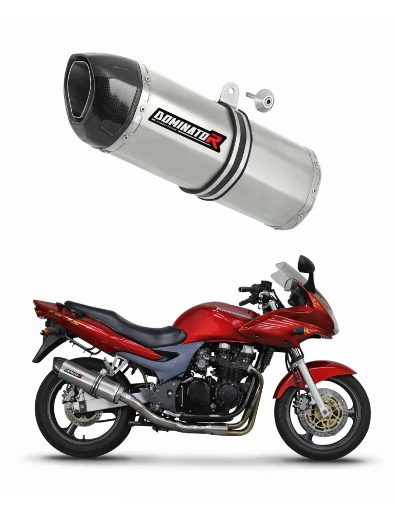 Silencieux bolt-on Dominator HP1 pour Kawasaki ZR7 / ZR7S (1999-2004)