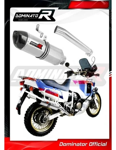 Silencieux slip-on Dominator HP1 pour Honda XRV 750 Africa Twin RD04 (1990-1992)