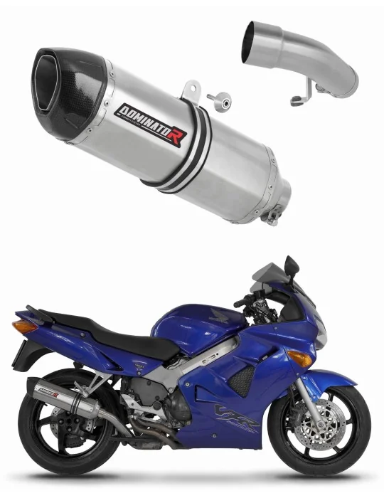 Silencieux slip-on Dominator HP1 pour Honda VFR 800 Fi (1998-2001)