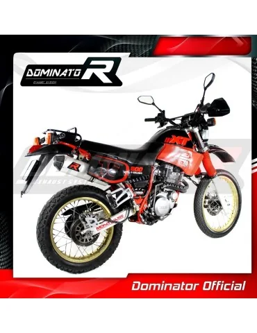 Silencieux slip-on Dominator MX2 pour Yamaha XT 600 2KF (1987-1989)