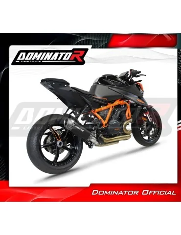 Silencieux slip-on Dominator S6 Noir pour KTM 1290/1390 Super Duke (2020-2025)