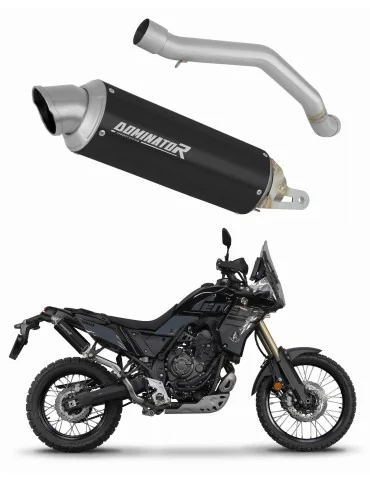 Silencieux slip-on Dominator GPF Noir pour Yamaha Tenere 700 Hi Level (2019-2020)