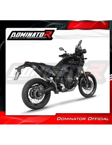 Silencieux slip-on Dominator GPF Noir pour Yamaha Tenere 700 Hi Level (2019-2020)