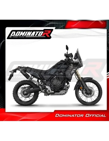 Silencieux slip-on Dominator GPF Noir pour Yamaha Tenere 700 Hi Level (2019-2020)