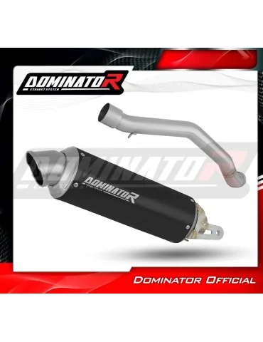 Silencieux slip-on Dominator GPF Noir pour Yamaha Tenere 700 Hi Level (2025-2026)