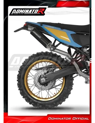 Silencieux slip-on Dominator GPF Noir pour Yamaha Tenere 700 Hi Level (2025-2026)