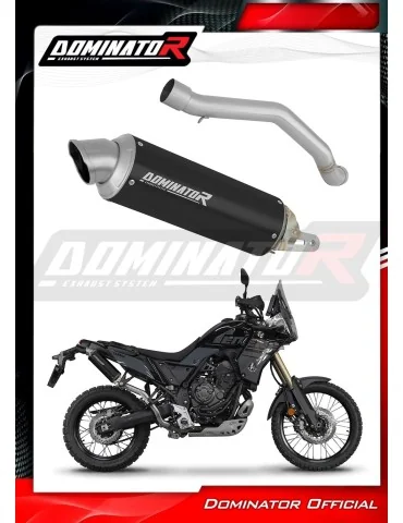 Silencieux slip-on Dominator GPF Noir pour Yamaha Tenere 700 Hi Level (2021-2024)