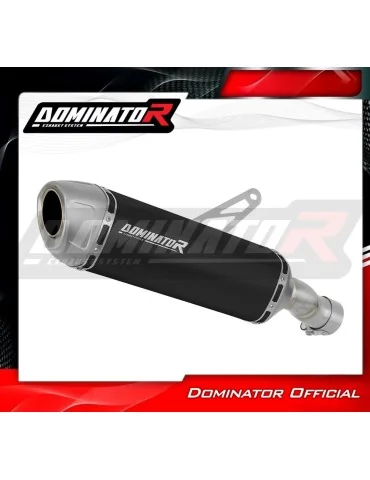 Silencieux slip-on Dominator S6 Noir pour CF Moto 450 MT (2024)