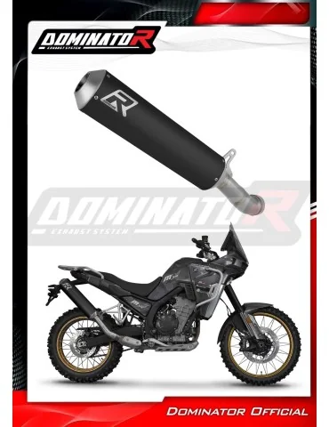 Silencieux slip-on Dominator MX Noir pour Kove 800 X Pro Adventure (2023-2026)