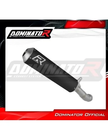 Silencieux slip-on Dominator MX Noir pour Kove 800 X Pro Adventure (2023-2026)