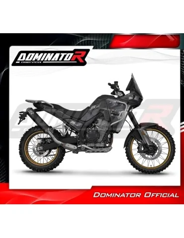 Silencieux slip-on Dominator MX Noir pour Kove 800 X Pro Adventure (2023-2026)