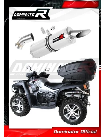 Silencieux slip-on Dominator ST pour CF Moto X8 Terralander 800 V Twin (2012-2016)