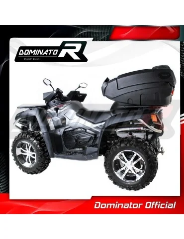 Silencieux slip-on Dominator ST pour CF Moto X8 Terralander 800 V Twin (2012-2016)