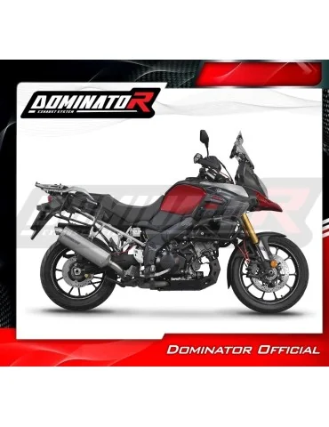 Silencieux slip-on Dominator P7 Titane pour Suzuki DL 1000 V-Strom (2014-2016)