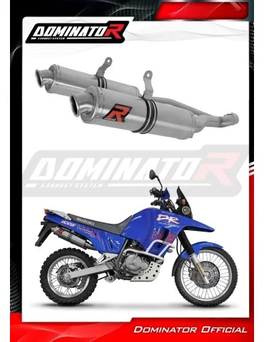 Silencieux slip-on Dominator GP1 pour Suzuki DR 800 S Big Dual (1991-1997)