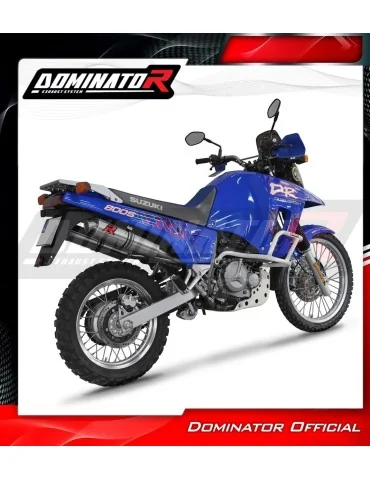 Silencieux slip-on Dominator GP1 pour Suzuki DR 800 S Big Dual (1991-1997)
